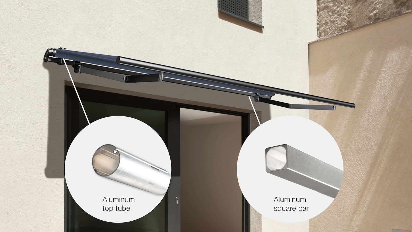 retractable outdoor awning
